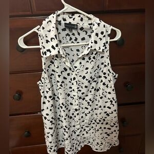 Ryan Wythe Sleeveless Blouse size 0x
